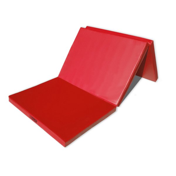 Gymnastics mat 180 x 80 x 6 folding Red