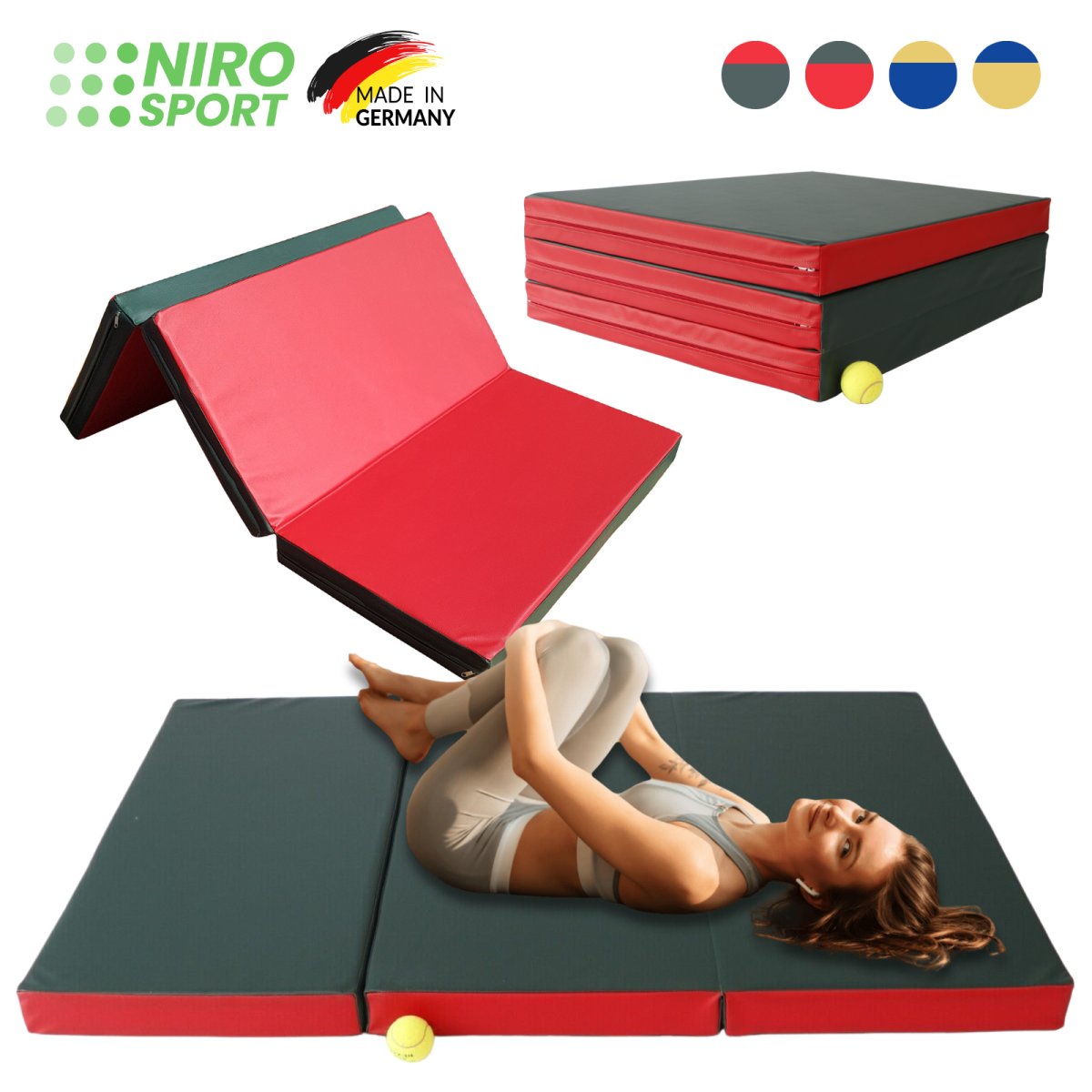 Fold-Up Gymnastics Mat Niro 