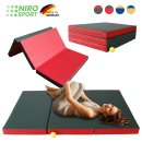 NiroSport Turnmatte Klappbar 150 x 100 x 8 cm Schutzmatte  Klappmatte Weichbodenmatte   Gymnastikmatte  Fitnessmatte &amp; Yogamattet