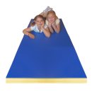 Gymnastics mat 200 x 80 x 8 cm folding Yellow/Blue