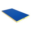 Turnmatte 200 x 100 x 8 cm klappbar Blau/Gelb