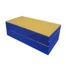 Gymnastics mat 200 x 100 x 8 cm folding Yellow/Blue
