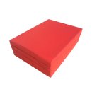 Gymnastics mat 180 x 60 x 5 cm folding Red