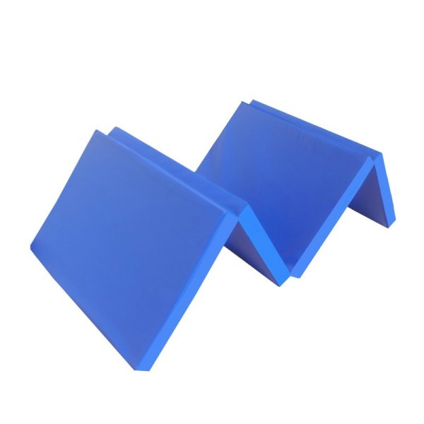 Turnmatte 180 x 60 x 5 cm klappbar Blau