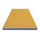 Gymnastics mat 150 x 100 x 8 cm Yellow/Blue