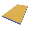 Turnmatte 150 x 100 x 8 cm Gelb/Blau