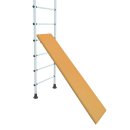 Incline board for wall bars