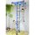 Sprossenwand für Kinderzimmer M1 200 - 250 cm Blau Metallsprossen