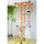 Sprossenwand FitTop M1 240 - 290 cm Orange Holzsprossen
