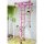 Kletterwand für Kinder Indoor M1 240 - 290 cm Pink Metallsprossen