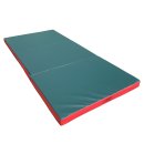 Gymnastics mat 300 x 100 x 8 cm folding Green/Red